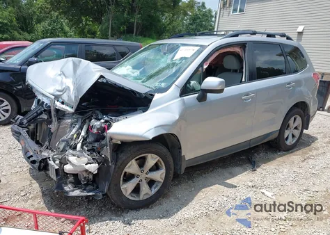 2015 Subaru Forester 2.5I Premium из США, поврежденный, VIN JF2SJADC0FH403035